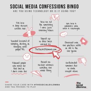 Social media bingo